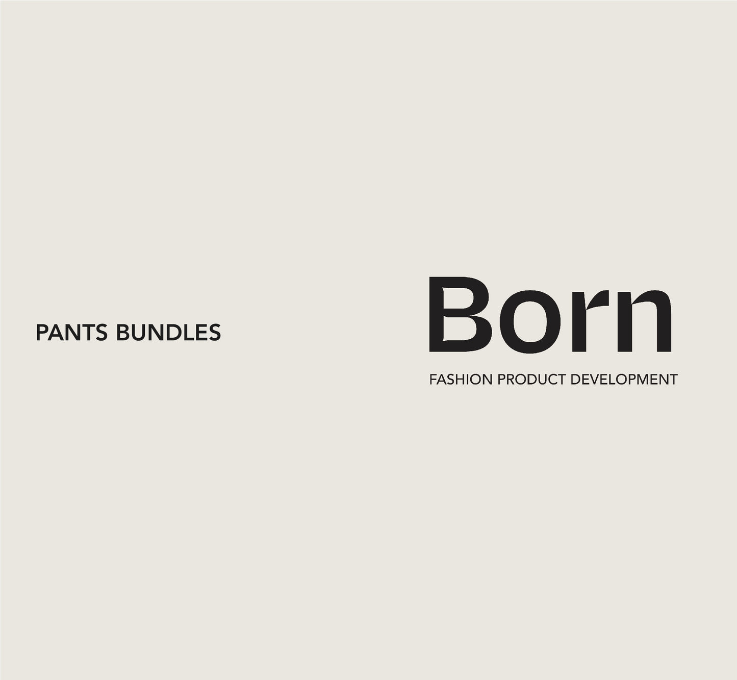 Woven Pants - Sketches BUNDLE