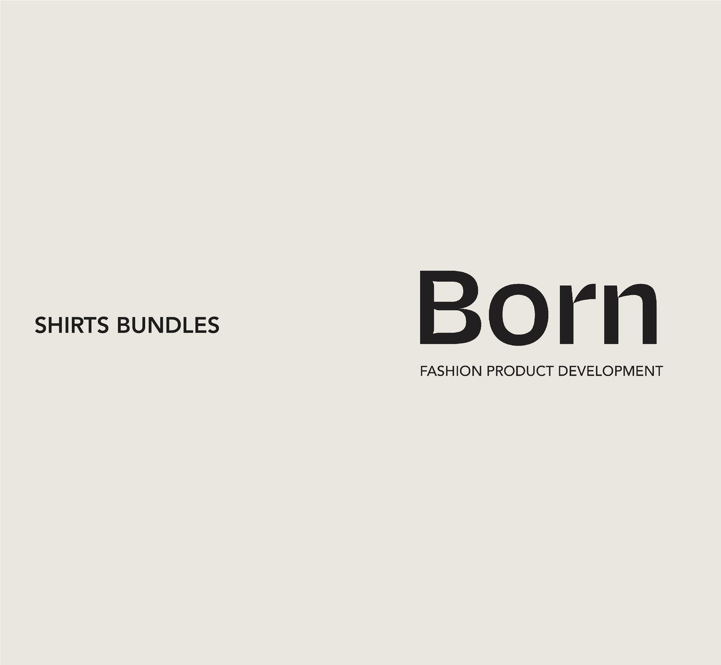 Woven Shirts - Sketches BUNDLE