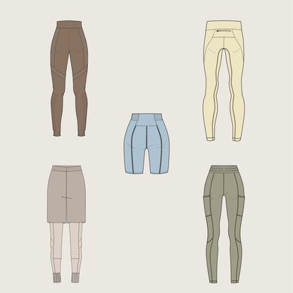 Activewear Bottoms - Sketches BUNDLE