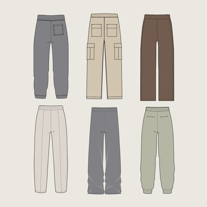 Fleece Pants - Sketches BUNDLE