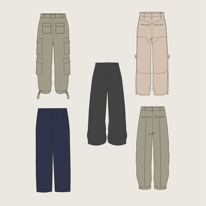 Woven Pants - Sketches BUNDLE
