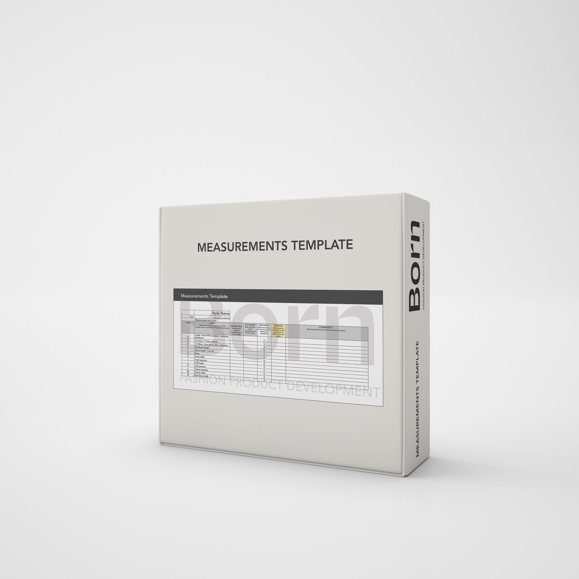 Sample Inspection Template – Bornapparelstudio